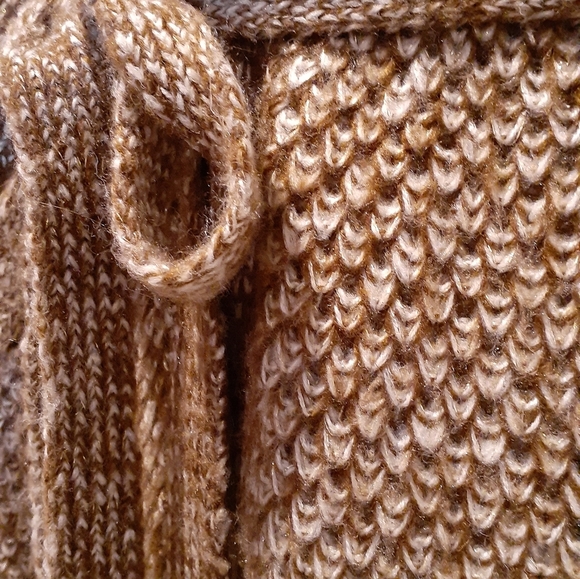 OONA & MAUD FAUX FUR NECK LONG CARDIGAN J867 - Picture 2 of 8